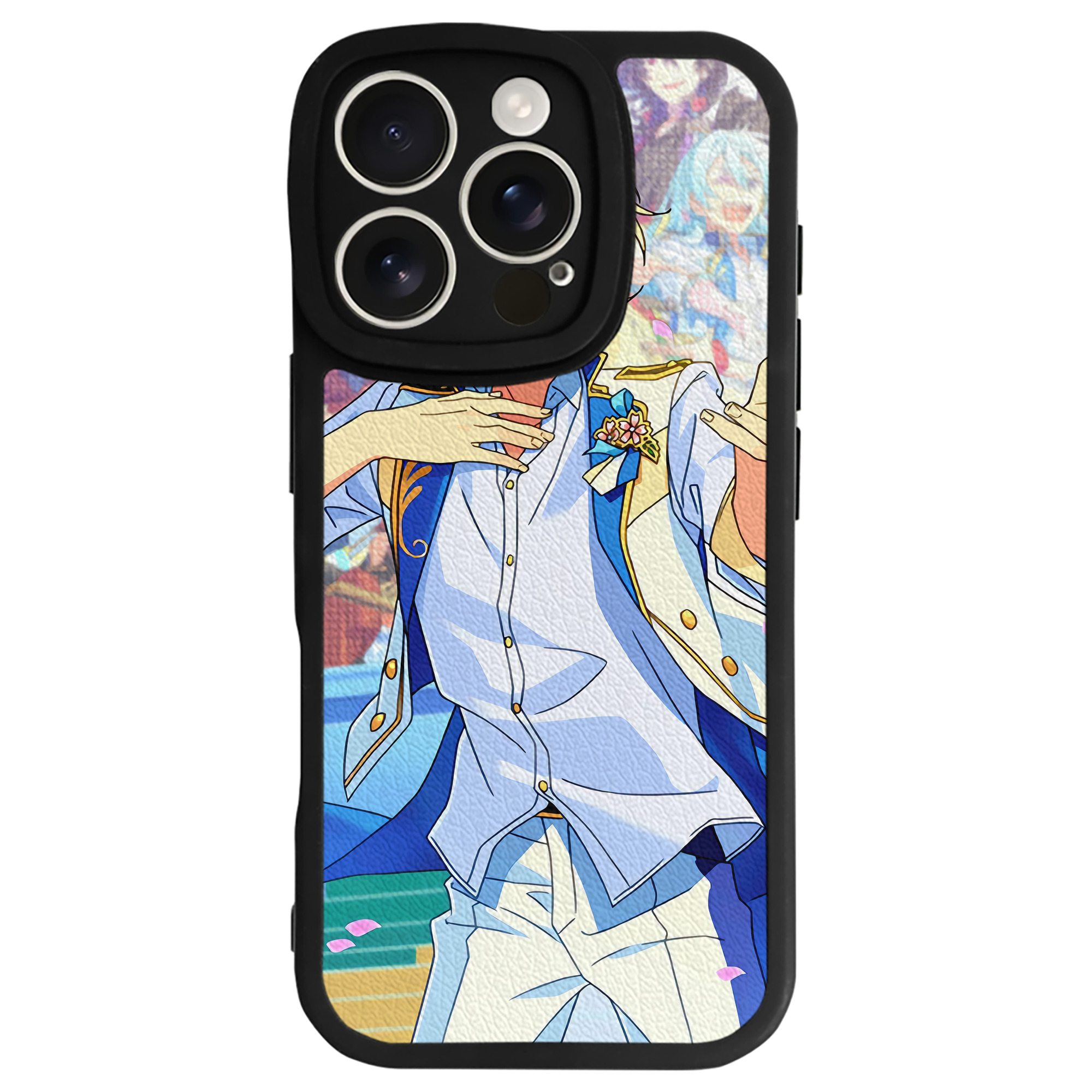 （画像用） あんさんぶるスターズ! Ensemble Stars 【iPhone 16シリーズ対応】シリコンスマホケース（レザー調） 材質：シリコン